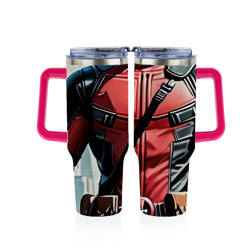 （画像用） Deadpool デッドプール 1200ｍLフルプリント車用タンブラー